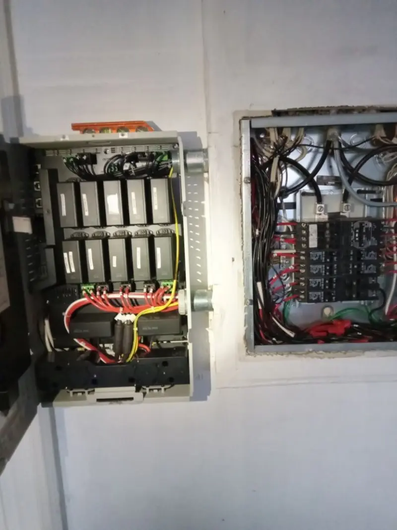 Electrical panel upgrade completed for Indoor Lighting Installation in Grand Bay